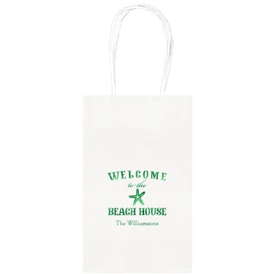 Welcome to the Beach House Medium Twisted Handled Bags